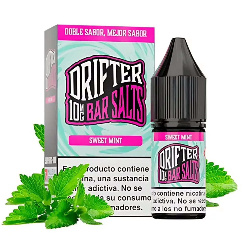 [SAL-462-9813-10MG] Drifter Bar Salts Sweet Mint 10ml (10MG)