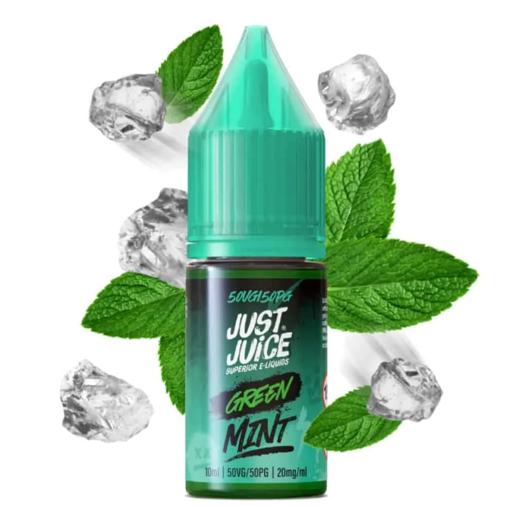 [SAL-203-9946-10MG] Just Juice Mint Range Salts Green 10ml (10MG)
