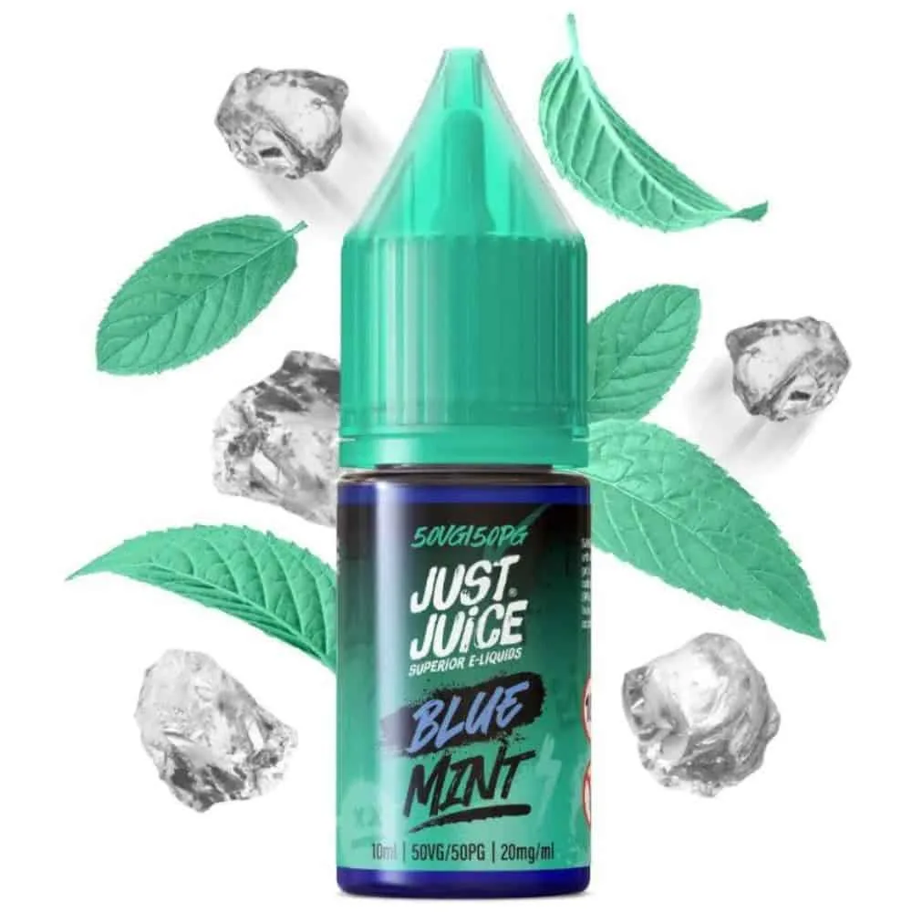 [SAL-203-9948-10MG] Just Juice Mint Range Salts Blue 10ml (10MG)