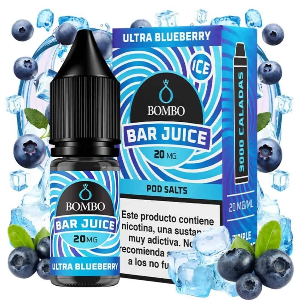 [SAL-37-9987-10MG] Bombo Salts Bar Juice Ultra Blueberry Ice 10ml (10MG)