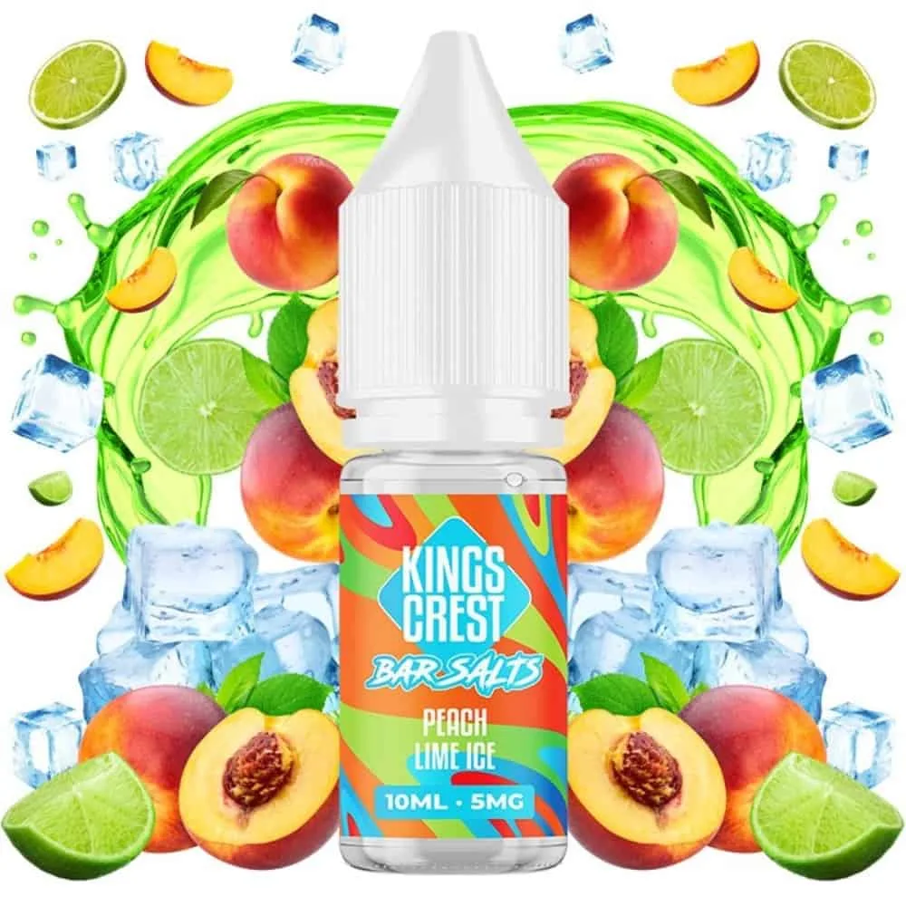 [SAL-41-10032-10MG] Kings Crest Salts Peach Lime Ice 10ml (10MG)
