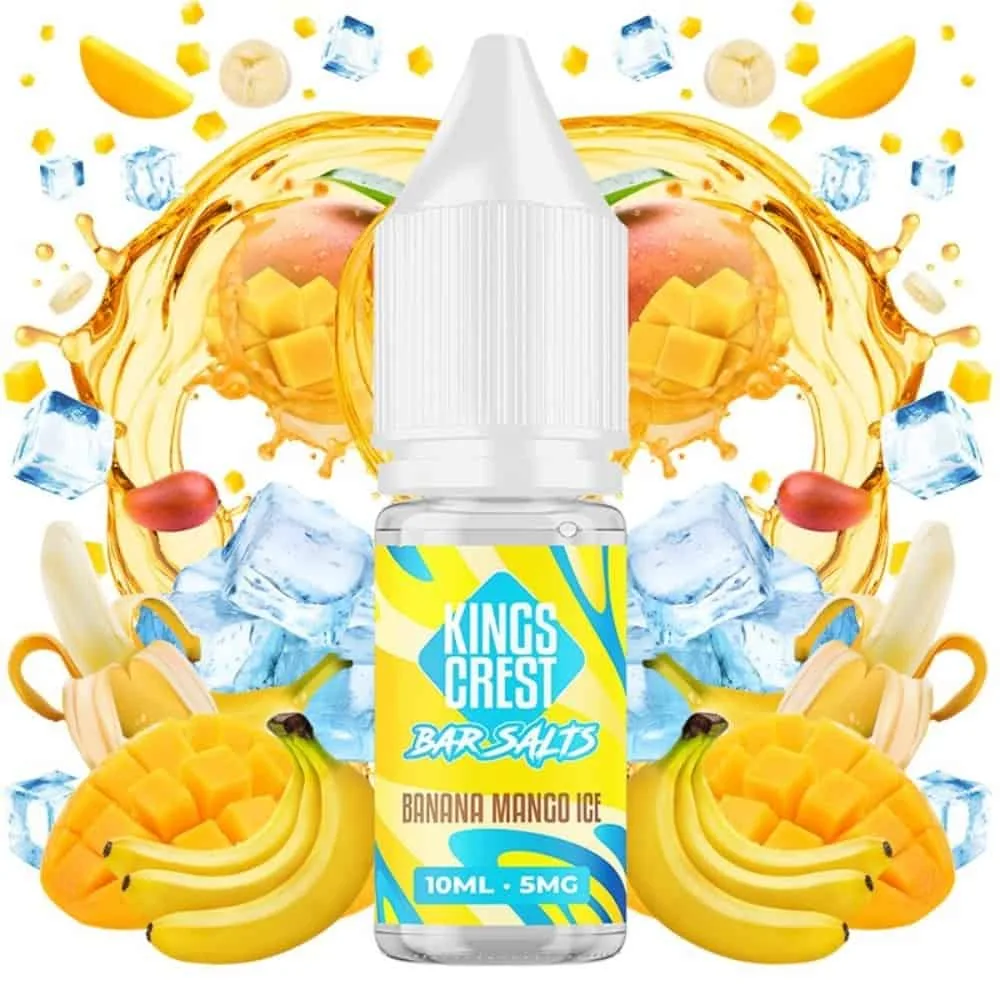 [SAL-41-10033-10MG] Kings Crest Salts Banana Mango Ice 10ml (10MG)