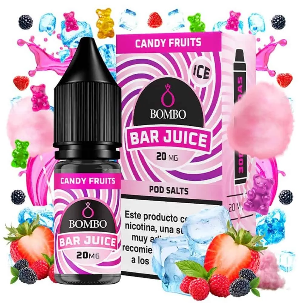 [SAL-37-10147-10MG] Bombo Salts Bar Juice Candy Fruits Ice 10ml (10MG)