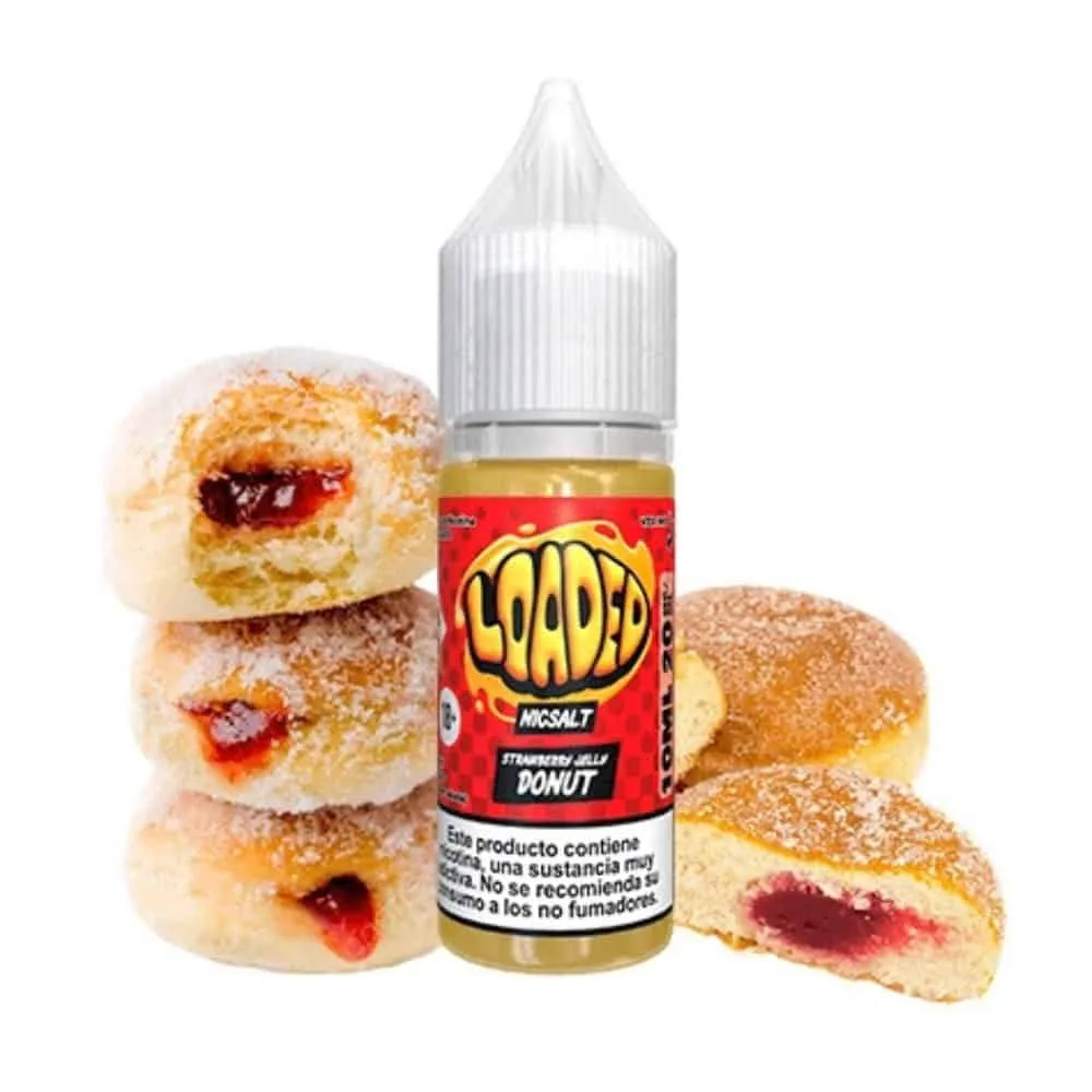 [SAL-166-10253-10MG] Loaded Salts Strawberry Jelly Donut 10ml (10MG)