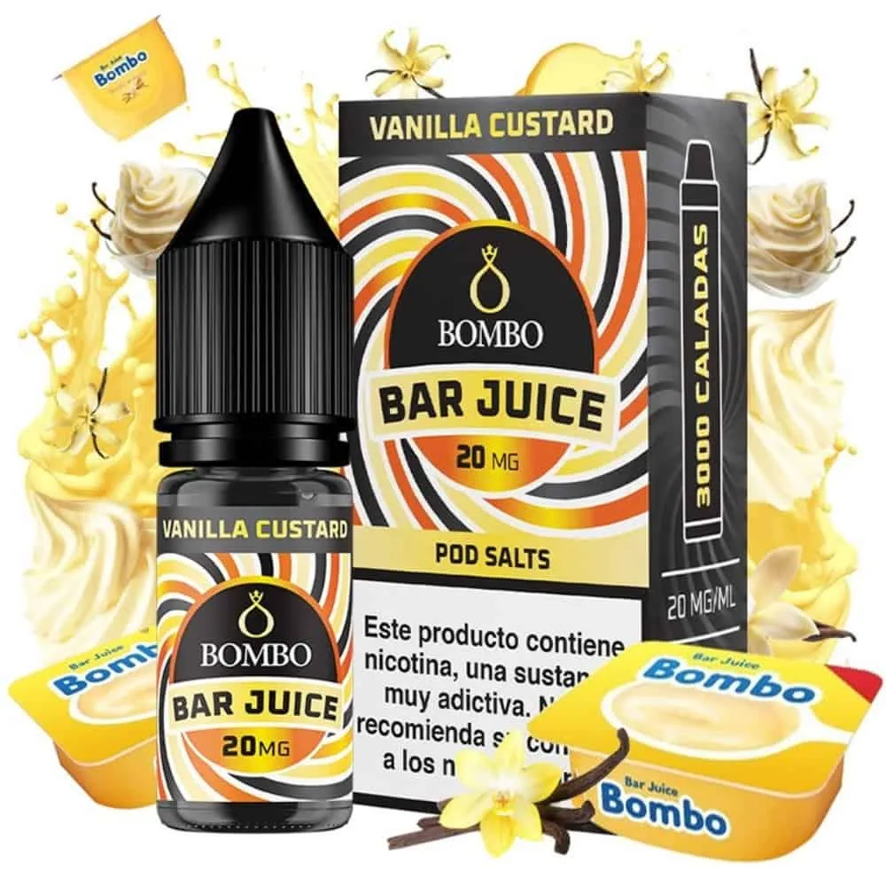 [SAL-37-10271-10MG] Bombo Salts Bar Juice Vanilla Custard 10ml (10MG)