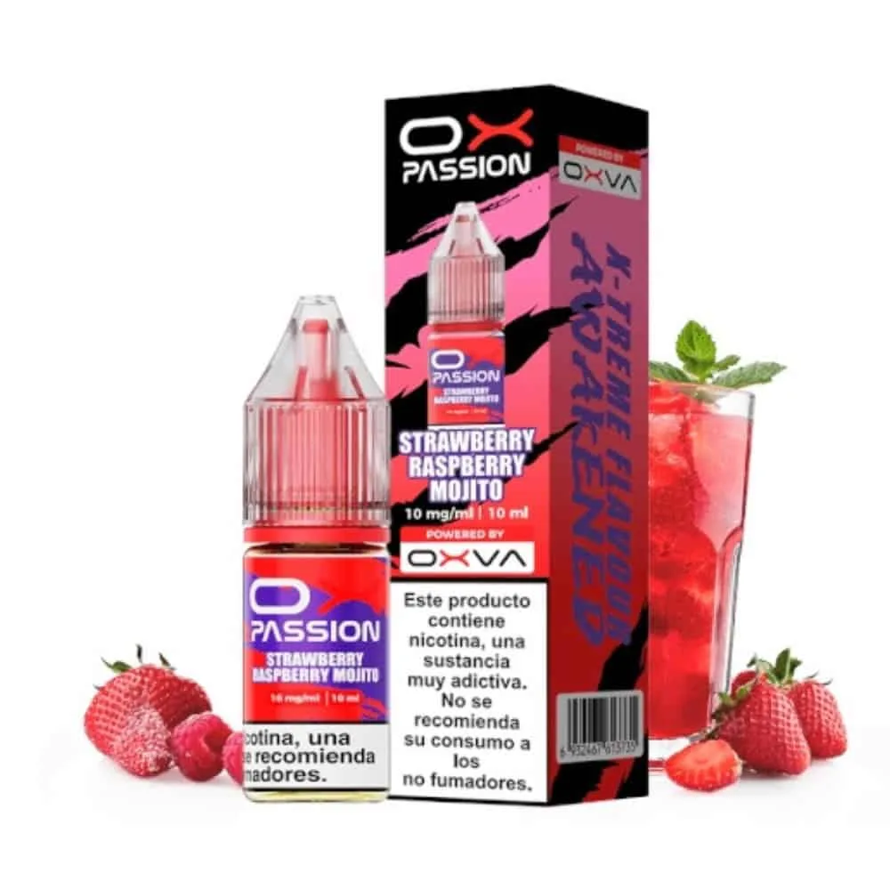 [SAL-430-10362-10mg] Oxva Ox Passion Salts Strawberry Raspberry Mojito 10ml (10MG)