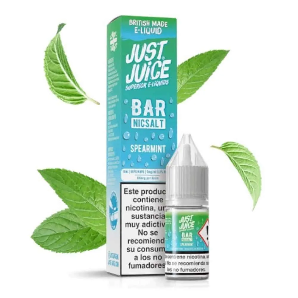 [SAL-203-10394-10mg] Just Juice Bar Salts Spearmint 10ml (10MG)