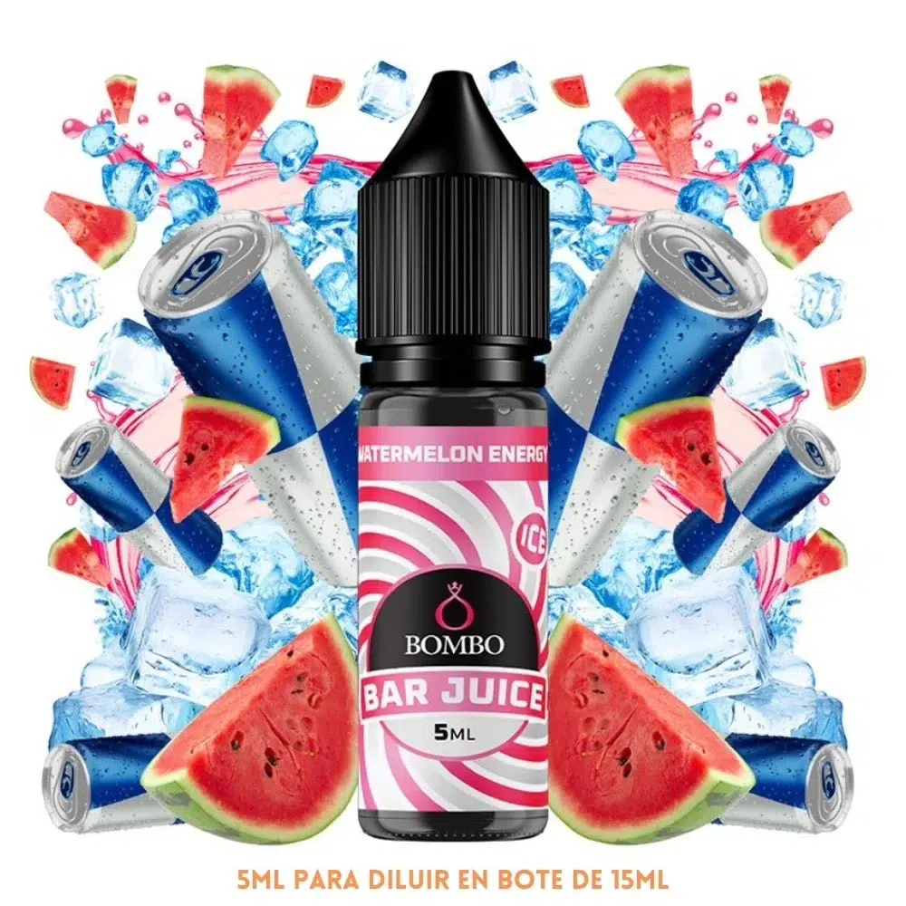 [A-37-10527-5ML] Aroma Bombo Bar Juice Watermelon Energy Ice Mini Longfill (5ML)