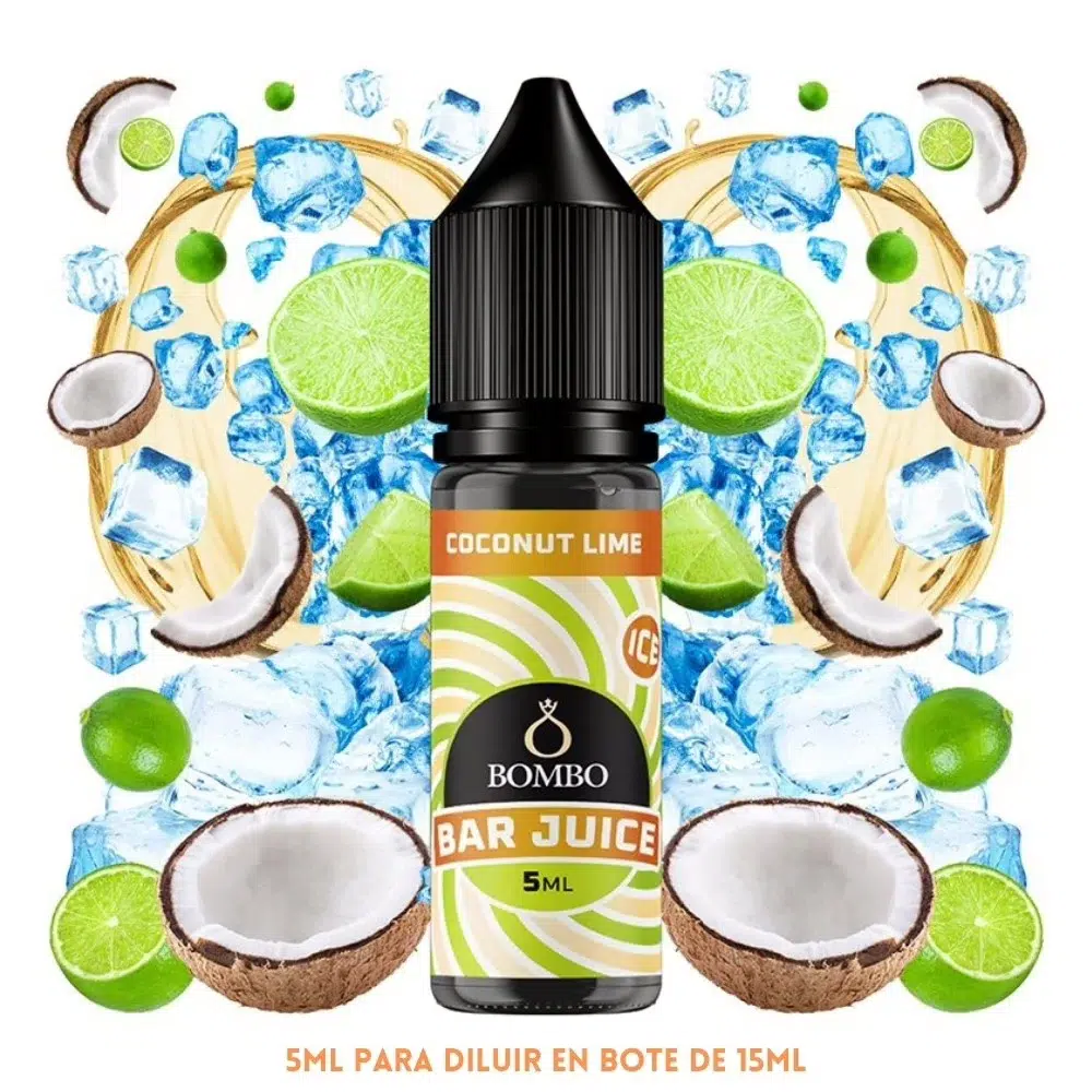 [A-37-10534-5ML] Aroma Bombo Bar Juice Coconut Lime Ice Mini Longfill (5ML)