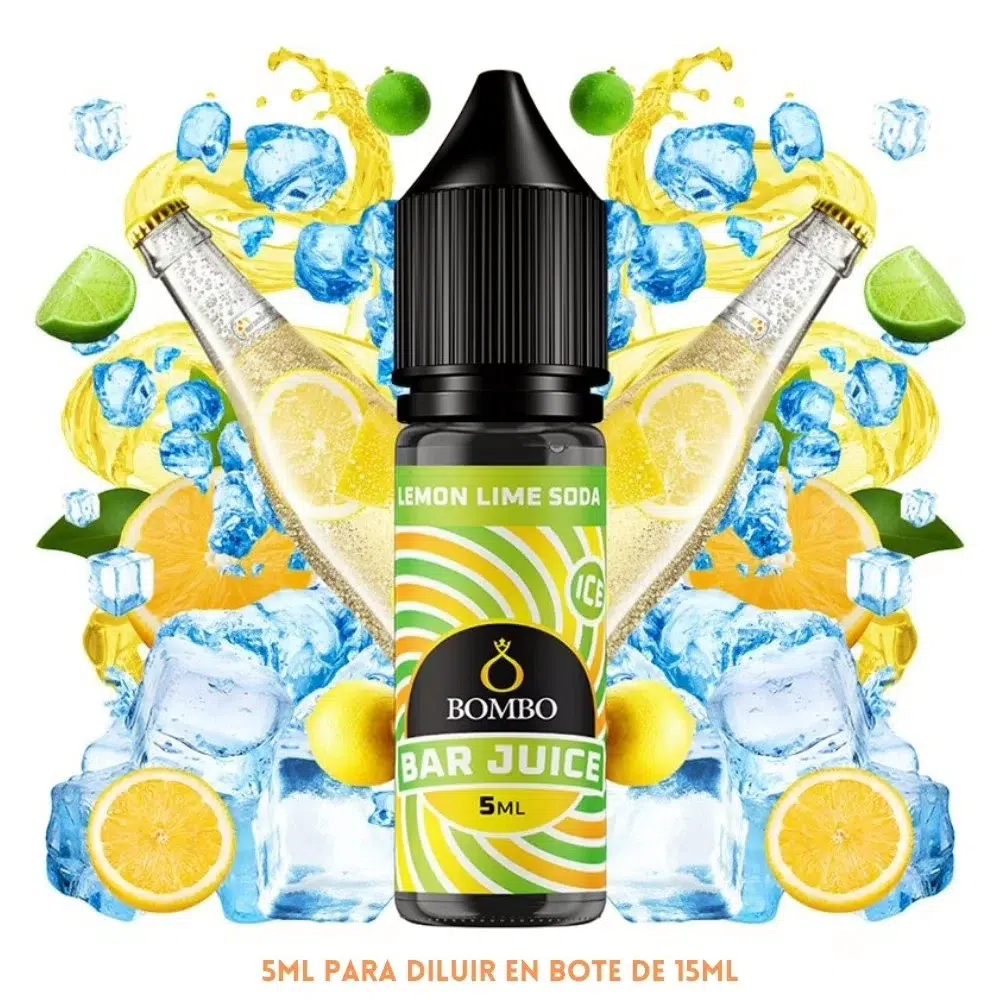 [A-37-10544-5ML] Aroma Bombo Bar Juice Lemon Lime Soda Ice Mini Longfill (5ML)