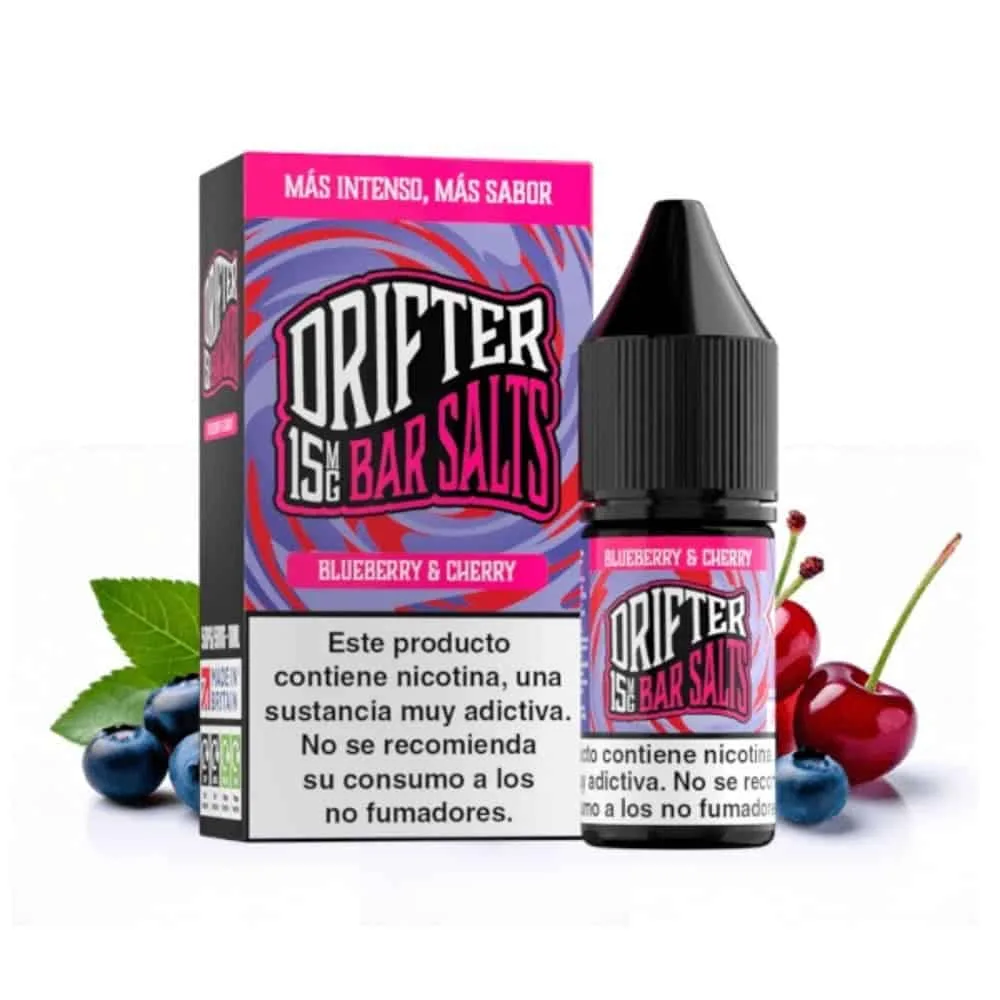 [SAL-462-10693-10MG] Drifter Bar Salts Blueberry Cherry 10ml (10MG)