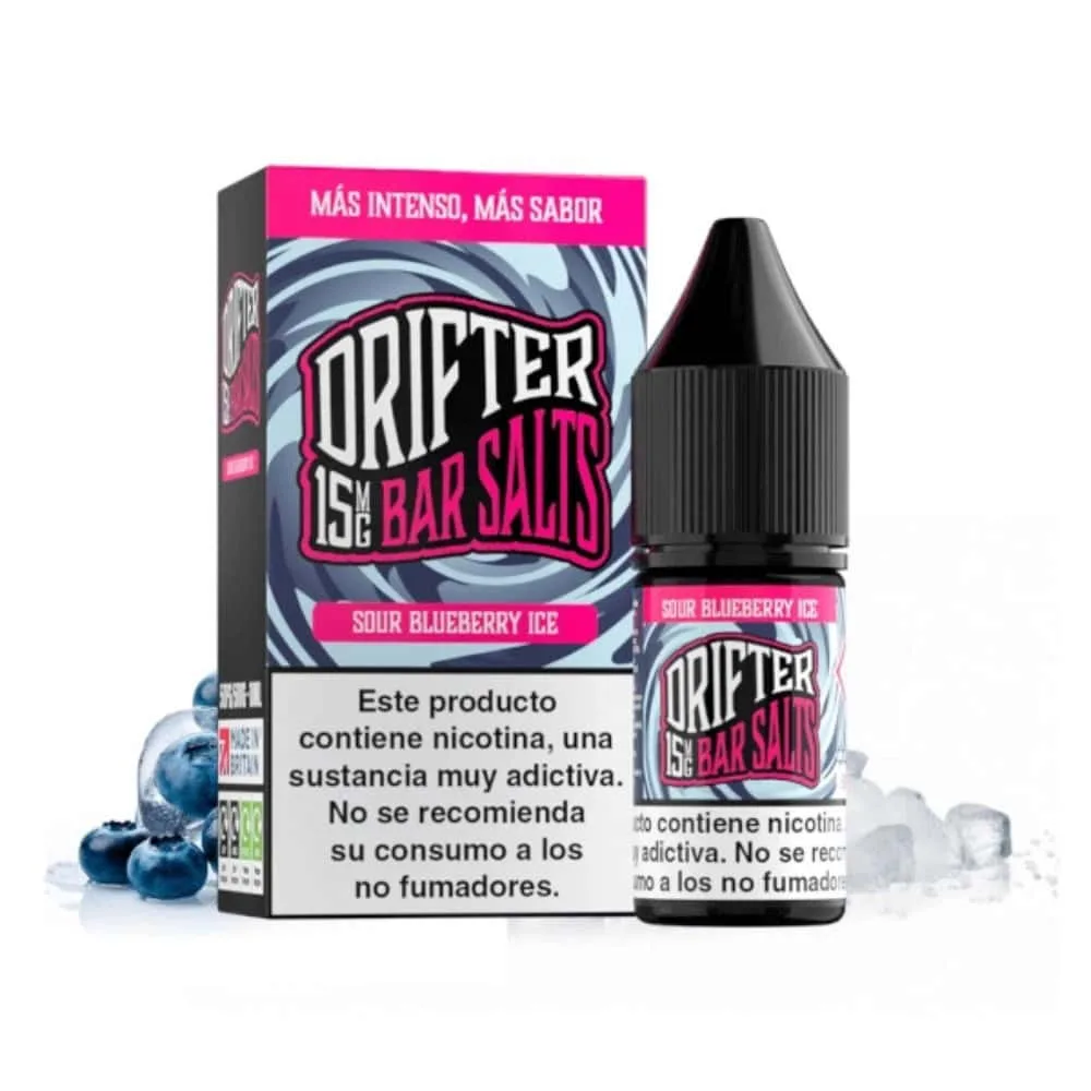 [SAL-462-10695-10MG] Drifter Bar Salts Sour Blueberry Ice 10ml (10MG)