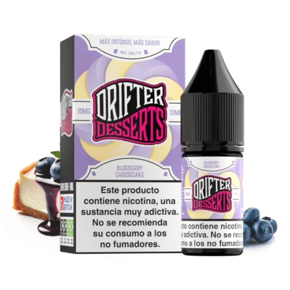 [SAL-462-10884-10MG] Drifter Bar Salts Blueberry Cheesecake 10ml (10MG)