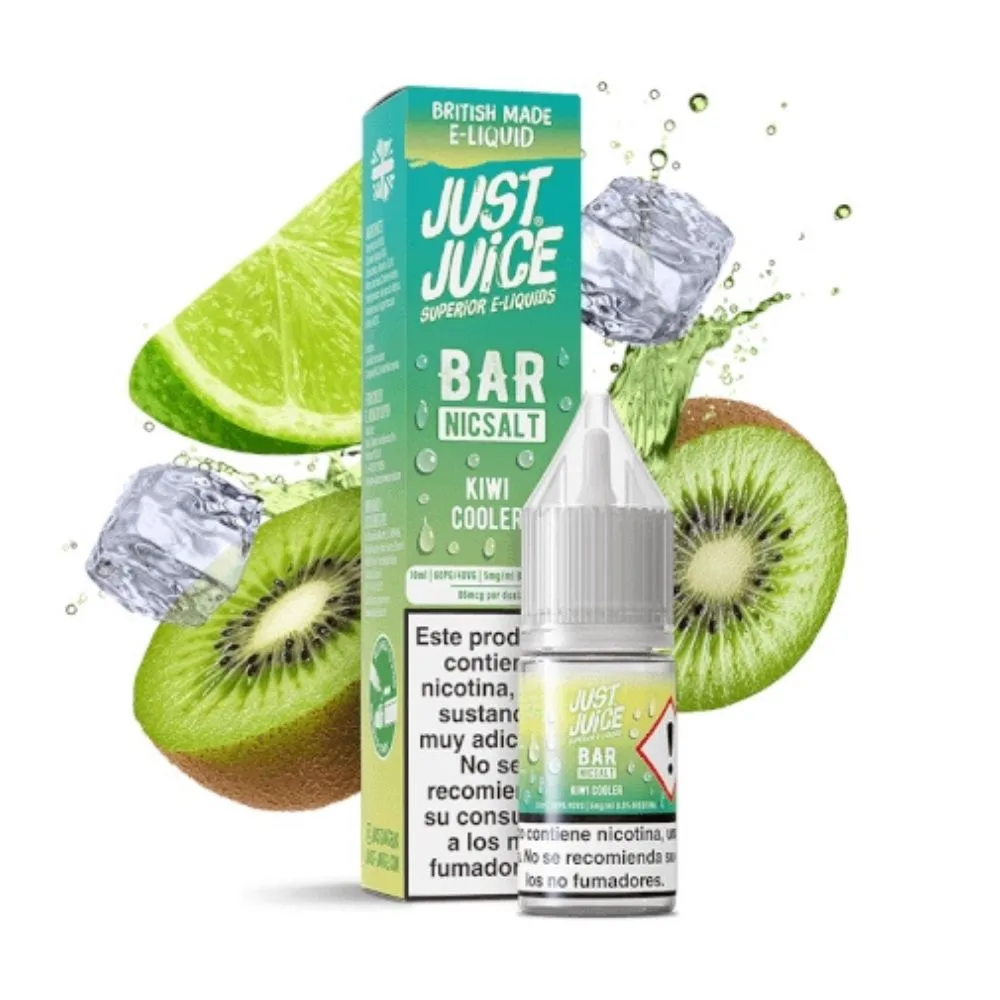 [SAL-203-306336-10MG] Just Juice Bar Salts Kiwi Cooler 10ml (10MG)