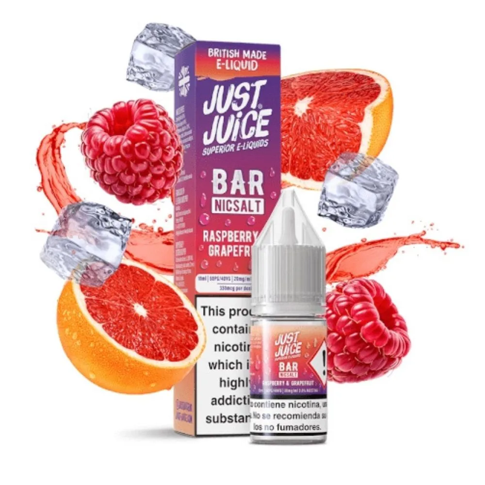 [SAL-203-306349-10MG] Just Juice Bar Salts Raspberry Grapefruit 10ml (10MG)