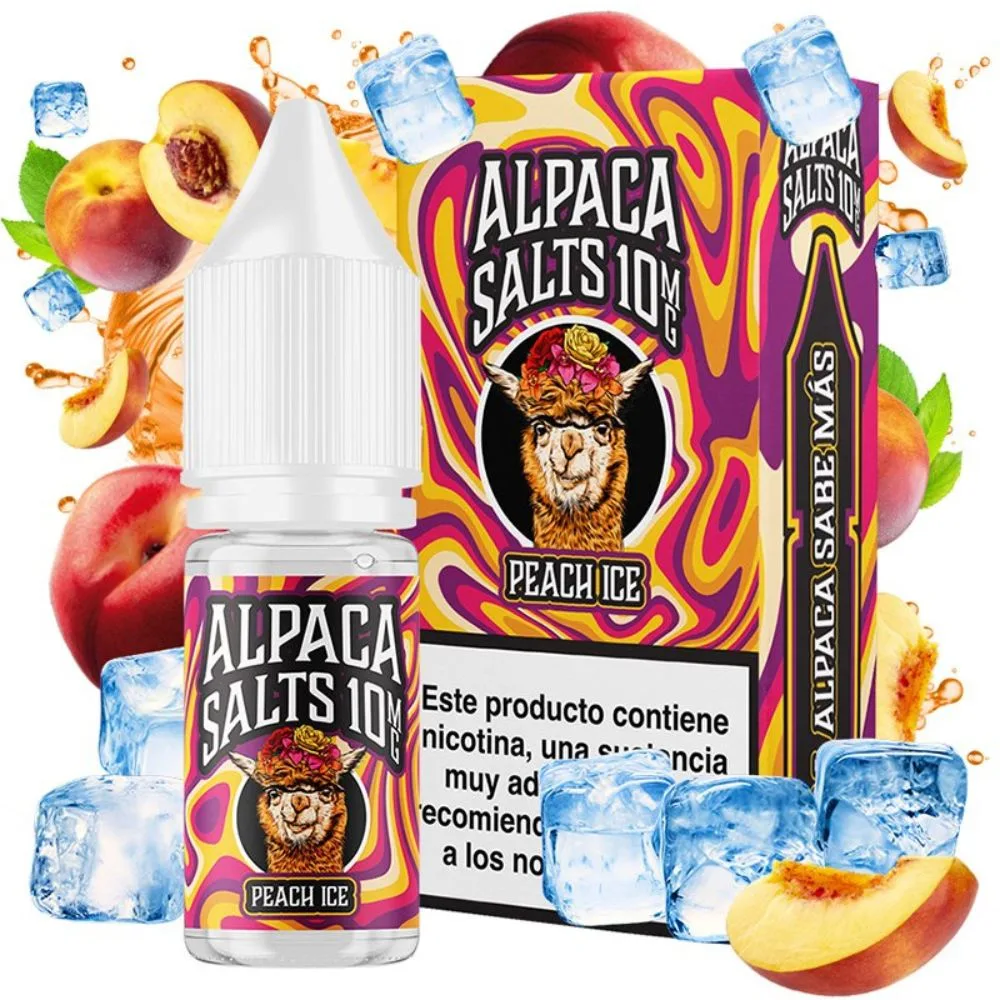 [SAL-498-317587-10MG] Alpaca Salts Peach Ice 10ml (10MG)