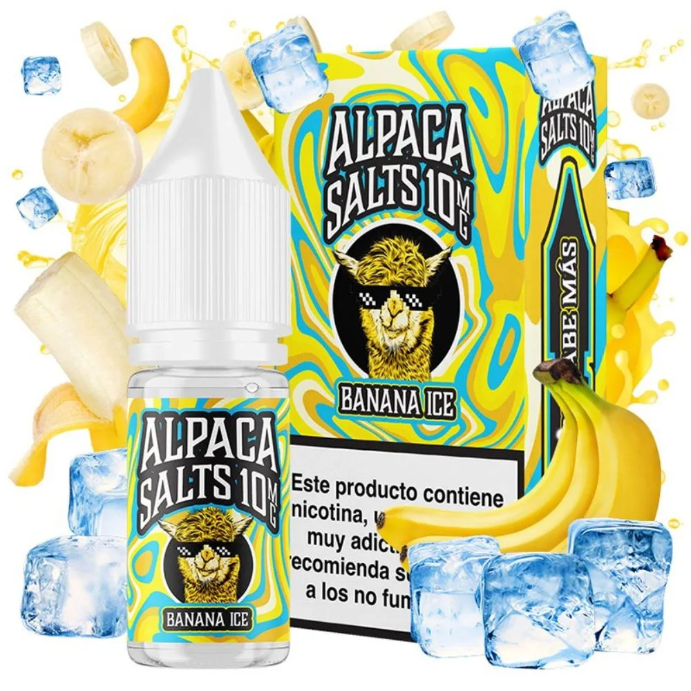 [SAL-498-317592-10MG] Alpaca Salts Banana Ice 10ml (10MG)