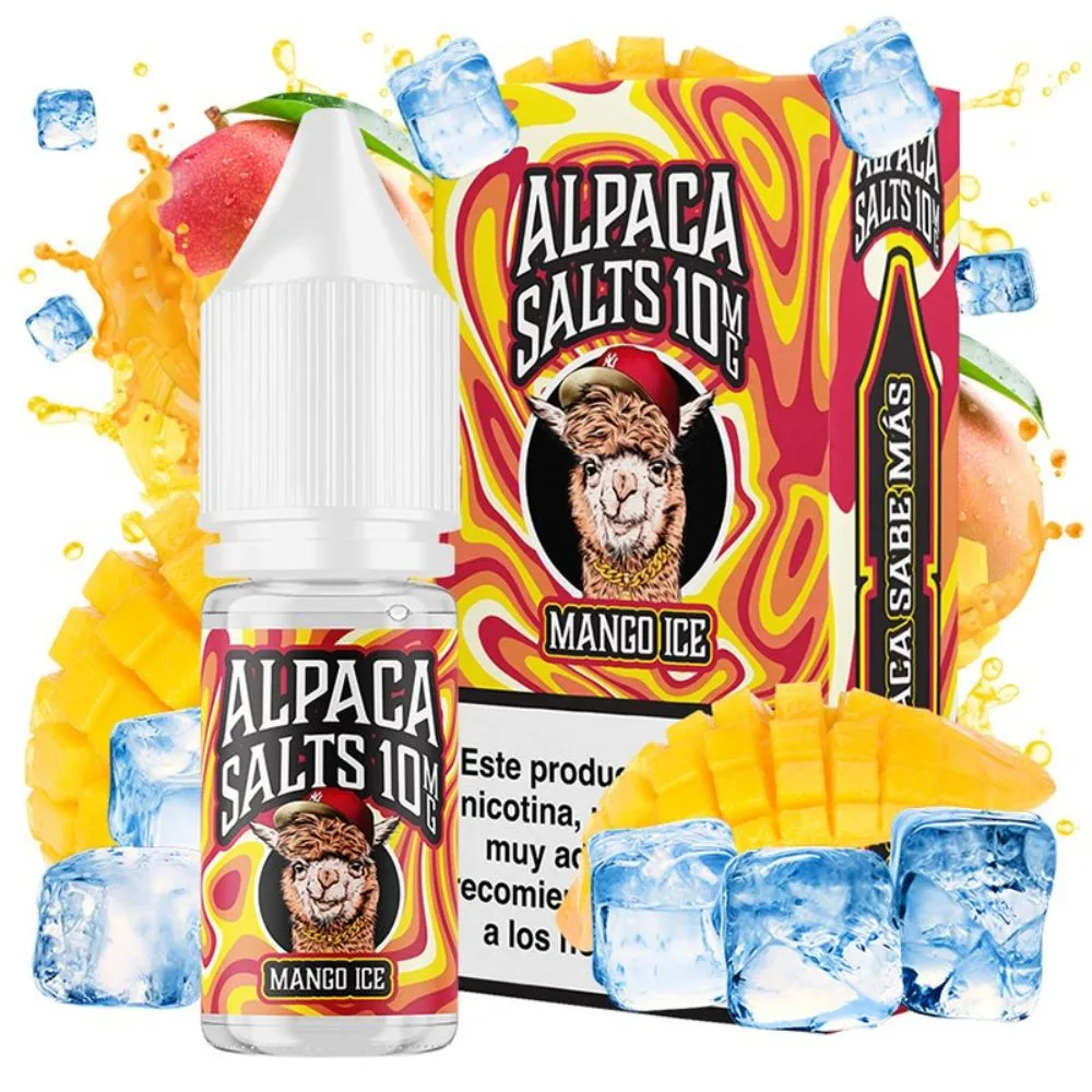 [SAL-498-317598-10MG] Alpaca Salts Mango Ice 10ml (10MG)