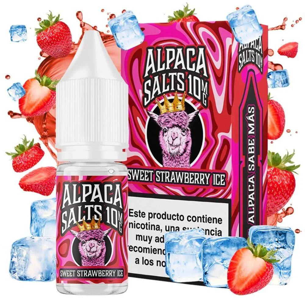 [SAL-498-317613-10MG] Alpaca Salts Sweet Strawberry Ice 10ml (10MG)