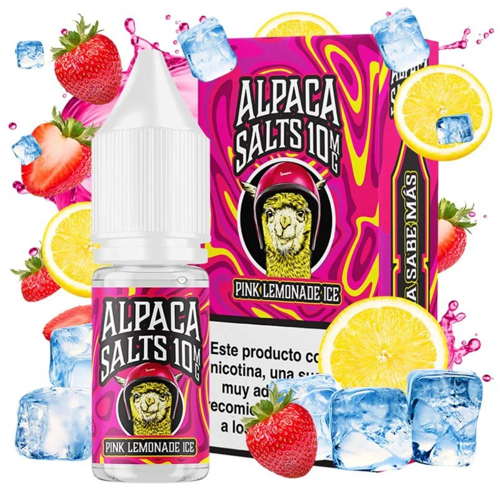 [SAL-498-317618-10MG] Alpaca Salts Pink Lemonade Ice 10ml (10MG)