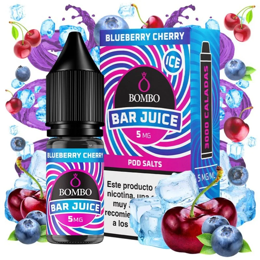 [SAL-37-318845-10MG] Bombo Salts Bar Juice Blueberry Cherry 10ml (10MG)