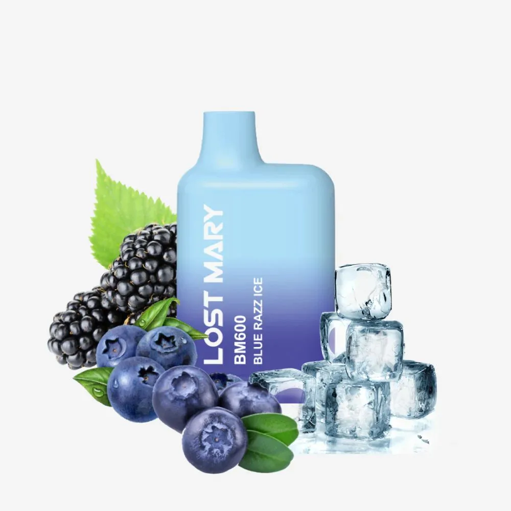 [6941976212476] Lost Mary BM600 Blue Razz Ice 20mg