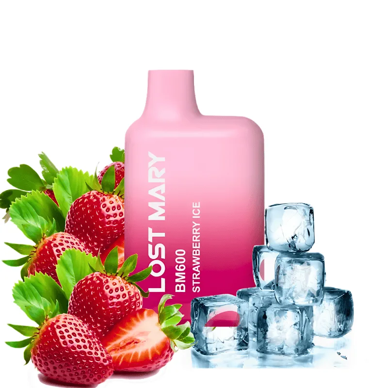 [6941976212643] Lost Mary BM600 Strawberry Ice 20mg