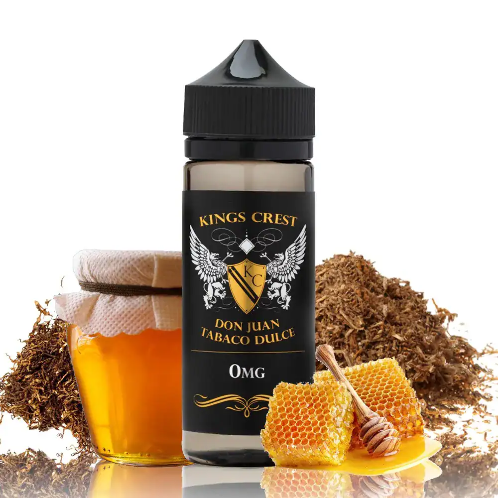 [L100-41-1484*] Kings Crest Don Juan Tabaco Dulce 100ml