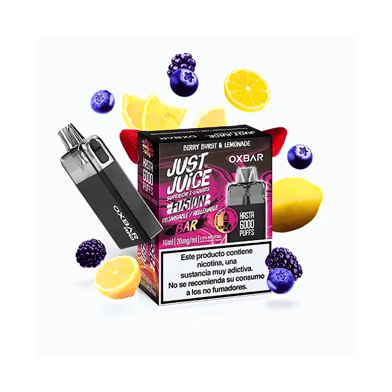 [P.D-430-7478] Just Juice Oxbar Rellenable Berry Burst Lemonade 20mg