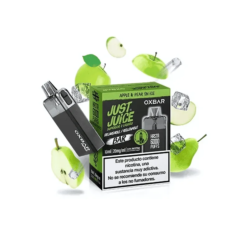[P.D-430-7480] Just Juice Oxbar Rellenable Apple Pear On Ice 20mg