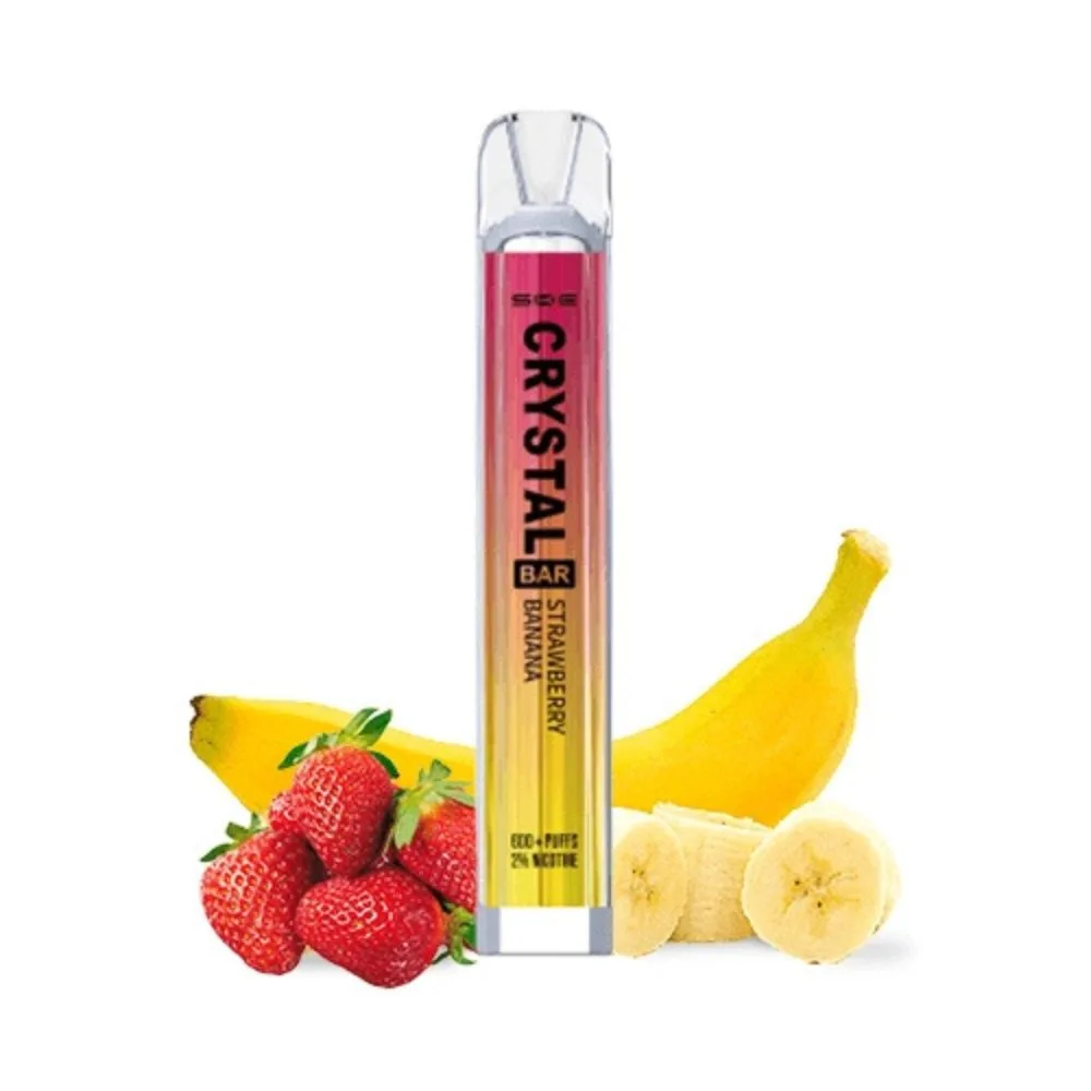 [P.D-465-7701] Ske Crystal Bar Strawberry Banana 20mg