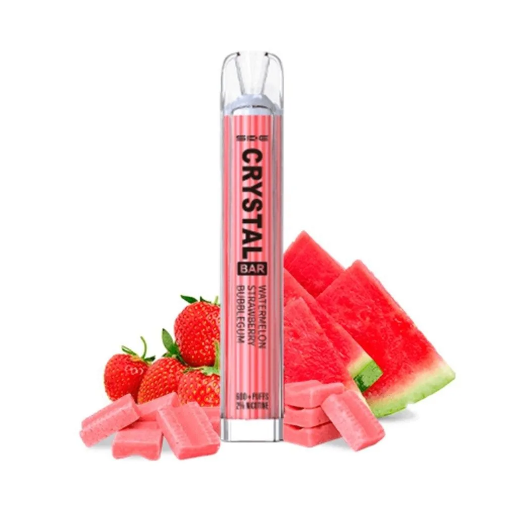 [P.D-465-7704] Ske Crystal Bar Watermelon Strawberry Bubblegum 20mg
