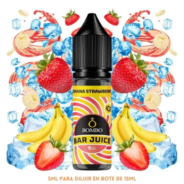 Aroma Bombo Bar Juice Banana Strawberry Ice Mini Longfill